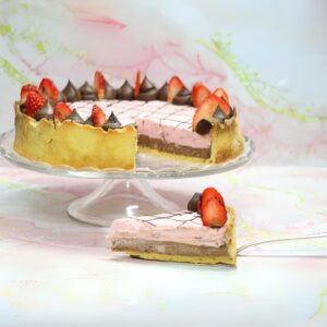 Mousse Chocolate Frutilla Trozo