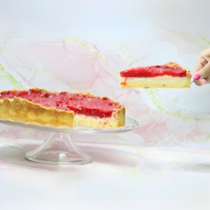 Tarta de frambuesa
