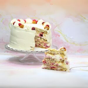 Torta Lúcuma Frambuesa Trozo